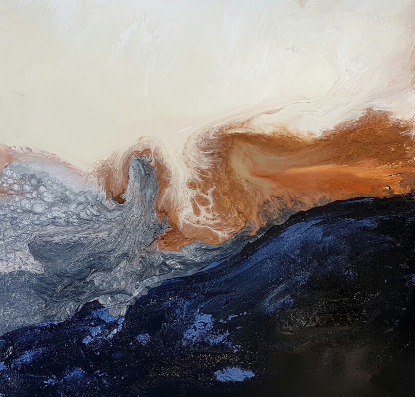 Magma 
Fluide Art
Dimensions : 100 x 100