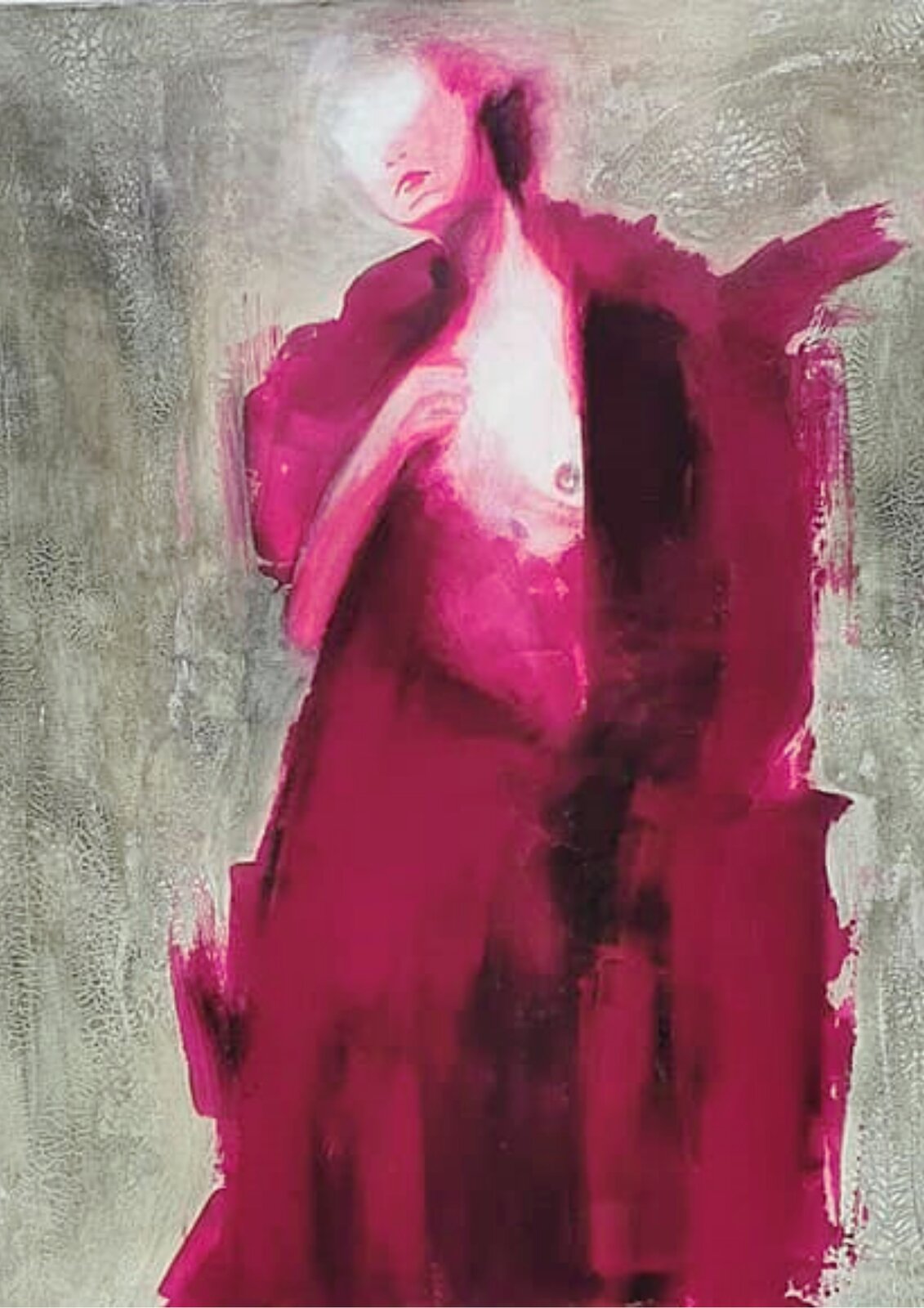 Rouge désire 
Techniques mixte 
Dimensions 
100 x 80