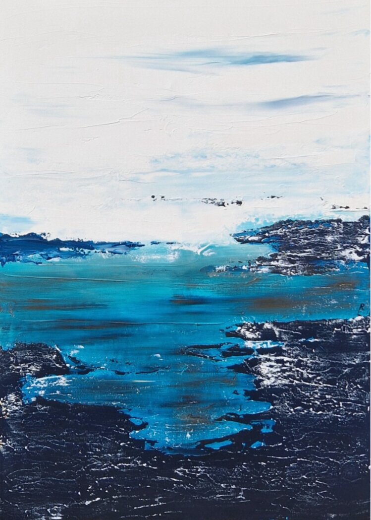 L'Islande II
Acrylique sur toile
Dimmension : 140 x 100 cm