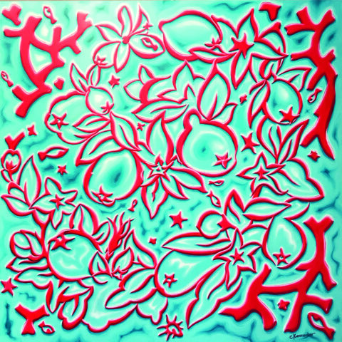 La Galaxie du Citron
Acrylique sur toile 120x120