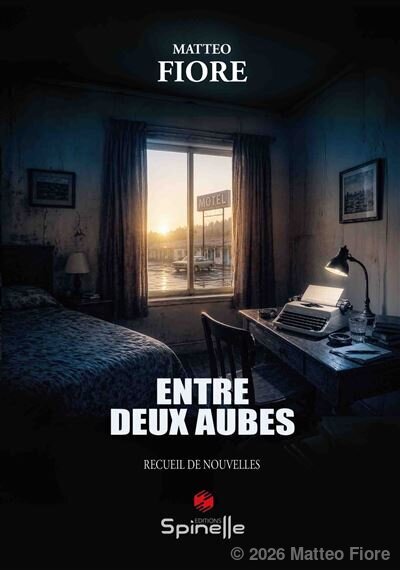 Cinq nouvelles. Cinq seuils. Cinq descentes en soi.
Entre la nuit et le jour, entre l’enfance et la chute, entre ce que l’on croit être et ce qui nous dévore, les personnages de ce recueil avancent sur une ligne fragile, celle où les masques se fissurent.
Dans Entre deux aubes, l’instant suspendu devient verdict. L’heure où l’on ne peut plus fuir, où il faut regarder en face ce que l’on est devenu.
Avec Greynose, la mémoire se déforme et l’enfance se peuple d’ombres. Le monstre n’est jamais là où on l’attend, ou peut-être est-il partout.
Alors, marchons transforme le mouvement en survie. Avancer pour ne pas sombrer, marcher pour ne pas céder.
Dans Le premier jour où le soleil ne se lève plus, le monde bascule dans une nuit définitive, révélant la vérité nue des hommes, sans lumière pour mentir.
Enfin, Sur le seuil explore cet espace ultime, celui de l’irréversible, là où une porte franchie ne se referme jamais vraiment.
