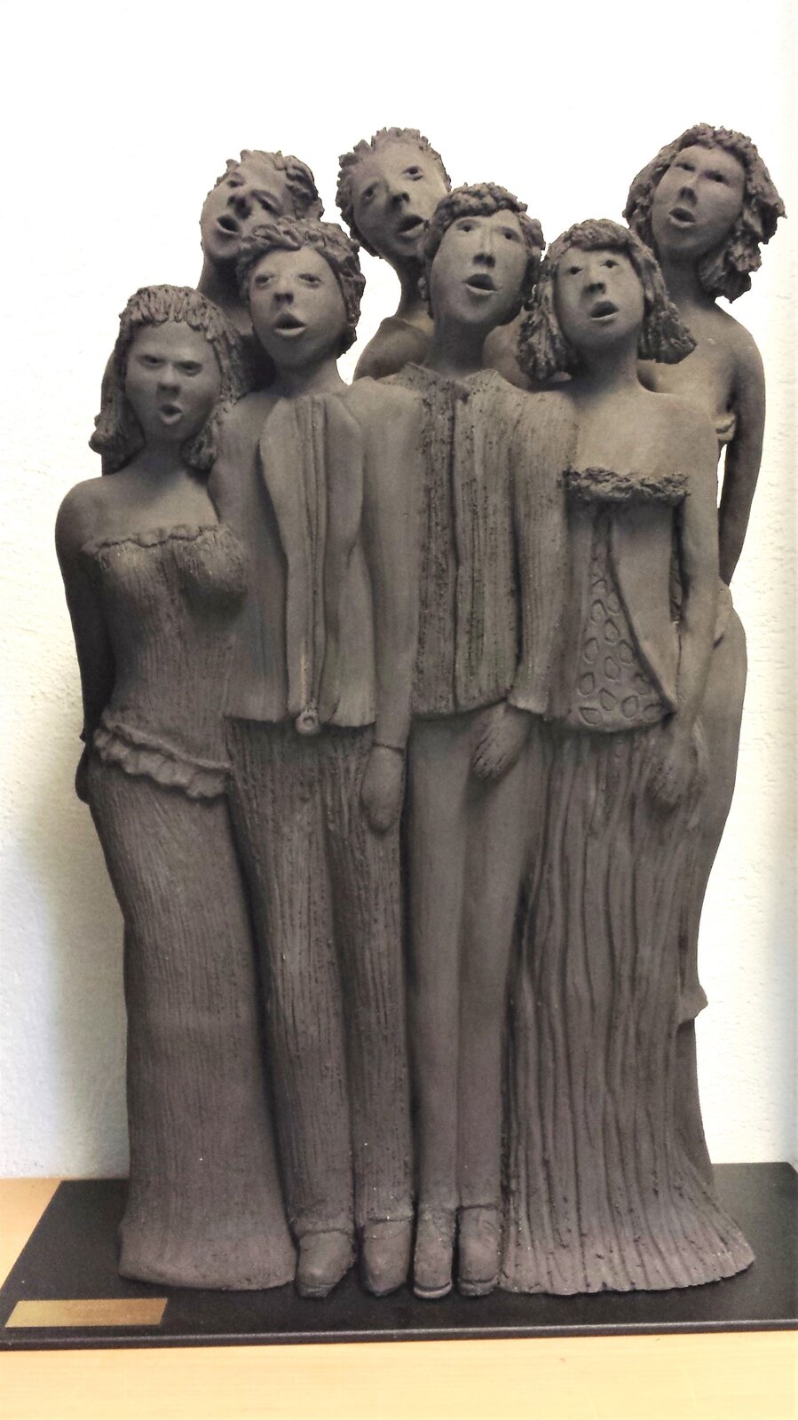 Opera - terre cuite patinée